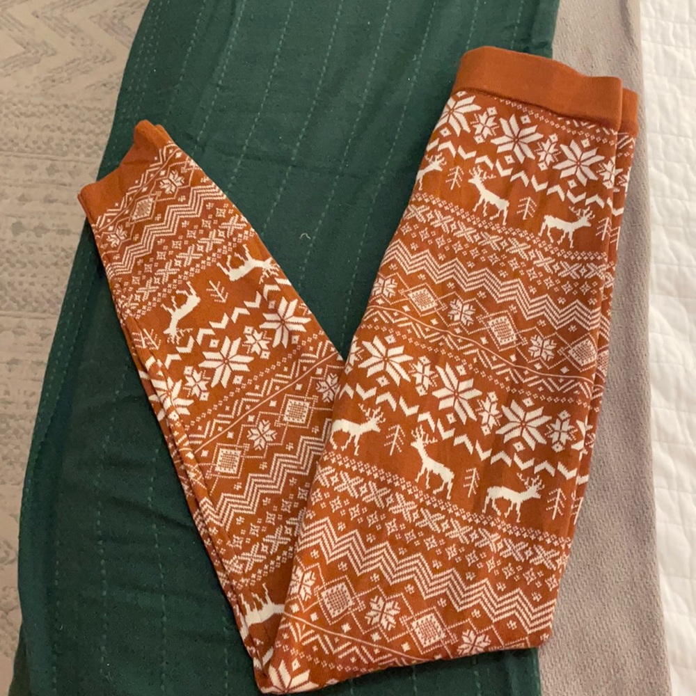Forever 21 Christmas PJ bottoms